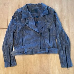 BlankNYC Suede Moto Jacket
